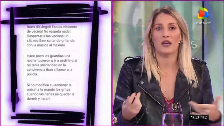 El descargo de Micaela Viciconte, tras la denuncia por ruidos molestos - Fuente: youtube