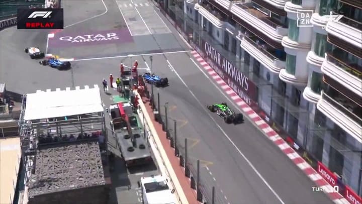El accidente y abandono de Pierre Gasly en Mónaco