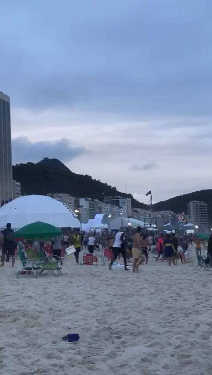 Incidentes de Boca con la policía de Brasil