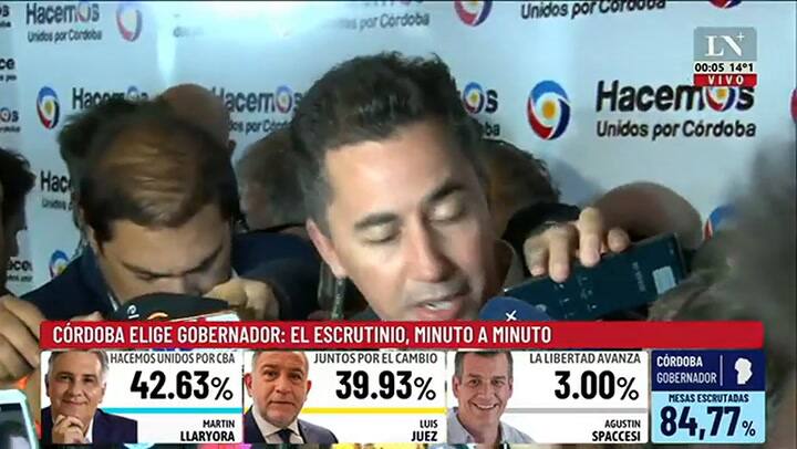 Martín Calvo: 'Llaryola es el próximo gobernador de Córdoba'