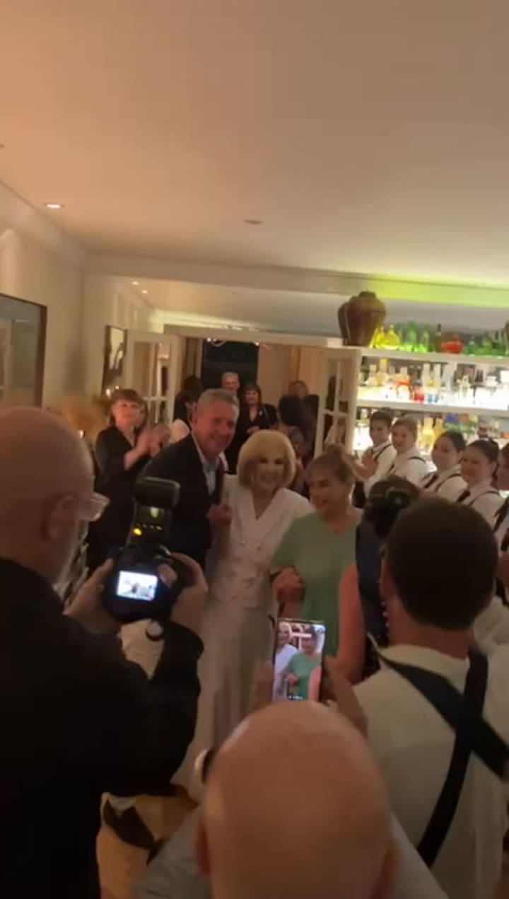 La entrada de Mirtha Legrand