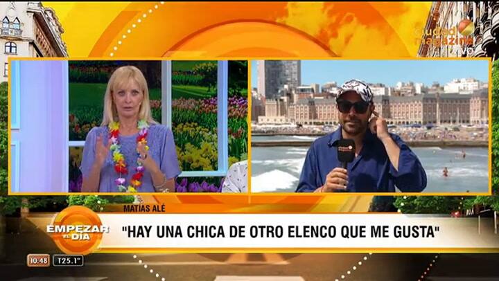 Matías Alé no descartó un reencuentro con Graciela Alfano