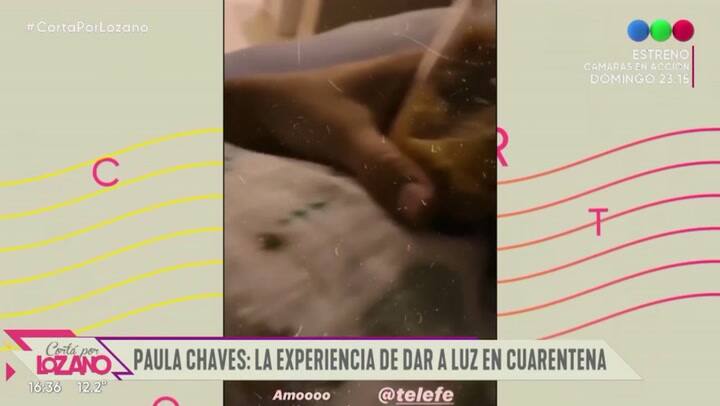 La desopilante anécdota de Paula Chavez parada por un control policial a punto de parir