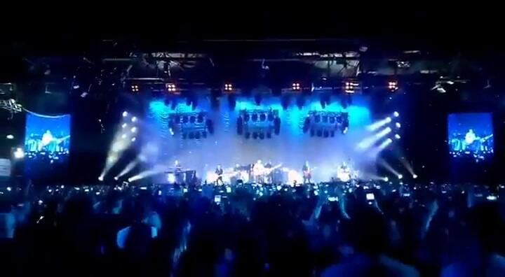 Abel Pintos brindó un show en Obras - Fuente_ Twitter