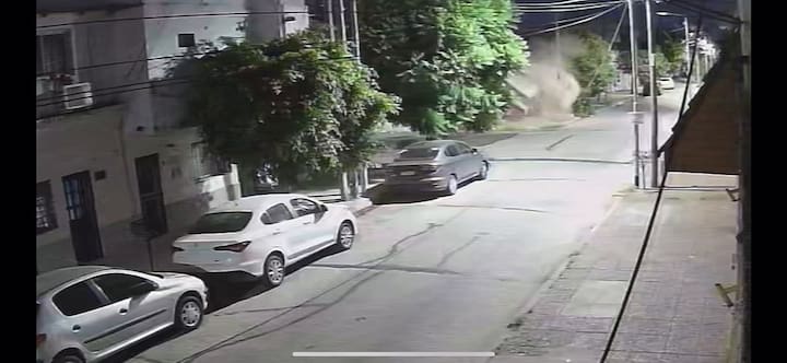 El derrumbe de un edificio en Parque Patricios