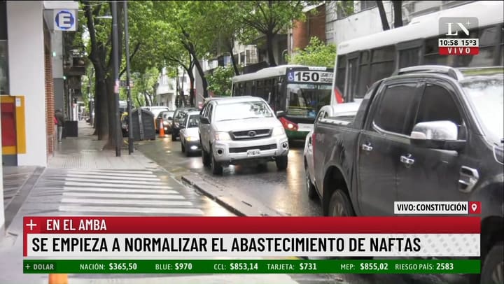 Empieza a normalizarse el abastecimiento de combustible