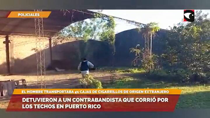 Un contrabandista se escapaba por los techos y un prefecto le disparó