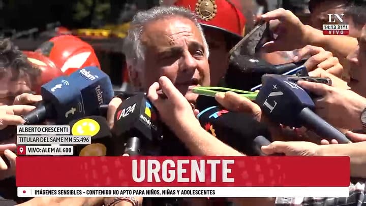 Crescenti sobre el Incendio en Alem al 600