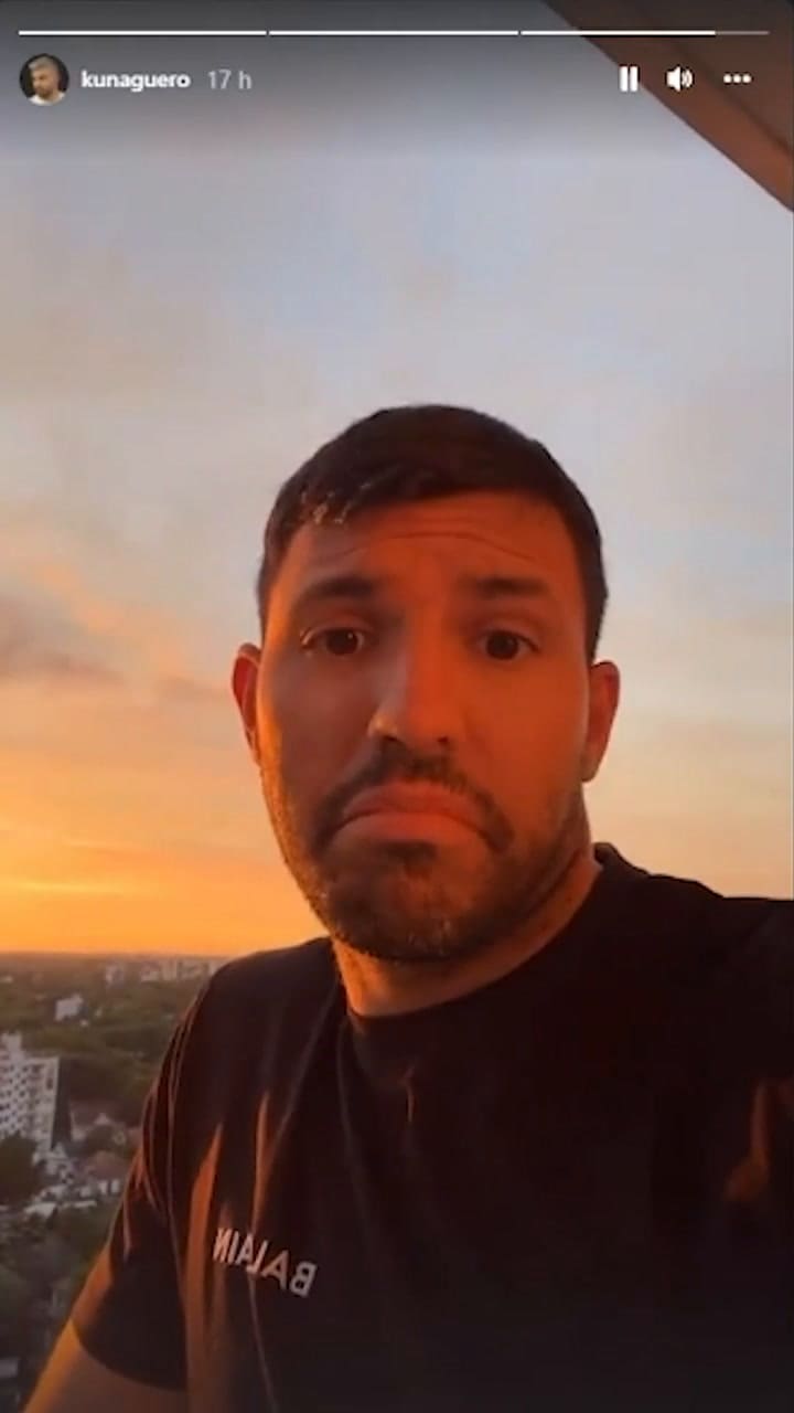 La reflexión del Kun Agüero sobre el atardecer