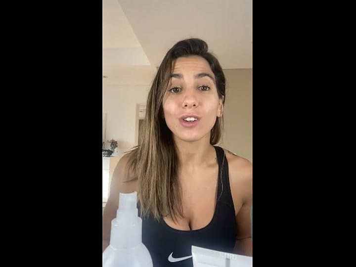 Cinthia Fernández publicó un video defendiendo el sistema de la empresa de Nuskin
