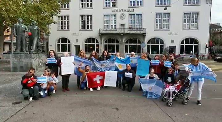 El 'Si se puede' de Mauricio Macri llega a Zurich, Suiza.