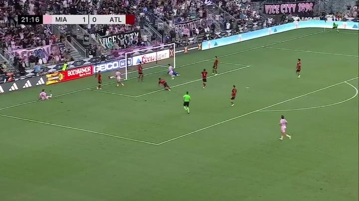 Segundo de Lionel Messi para Inter Miami vs. Atlanta United: toque sutil tras centro atrás de Taylor