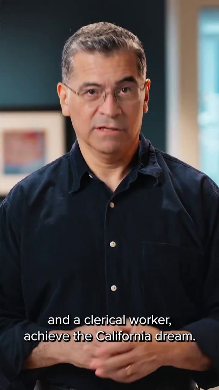 Xavier Becerra lanzó su campaña