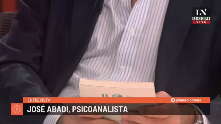 Entrevistado Jose Eduardo Abadi, psicoanalista