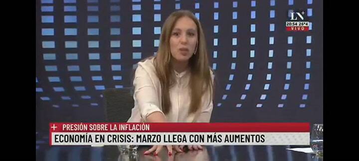 María Eugenia Vidal, en LN+