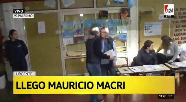 El dibujo que una nena le regalo a Macri