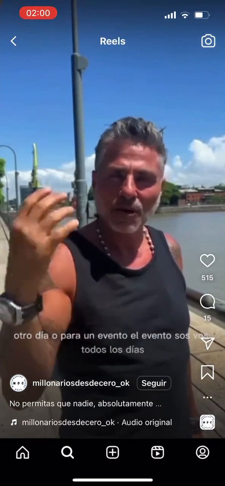 Javier Ferrer daba consejos de autoayuda y finanzas en las redes sociales (Video: Twitter)