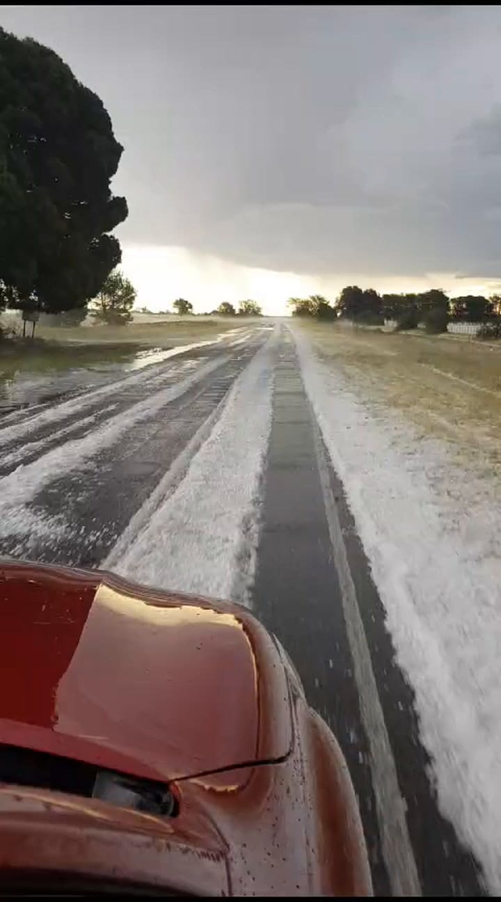 Fuerte tormenta en Tornquist