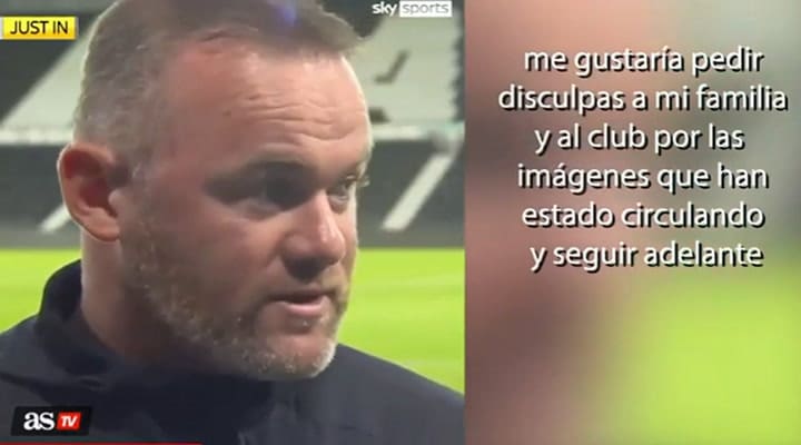 Wayne Rooney respondió tras el escándalo con las tres mujeres en la habitación de un hotel