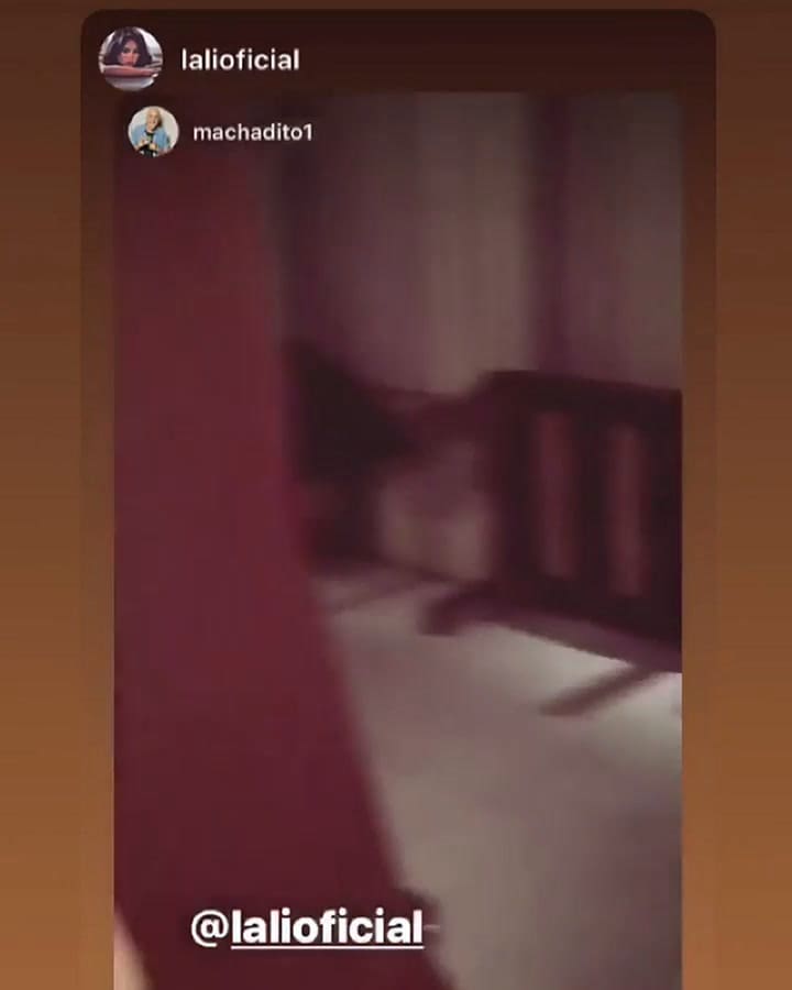 El vídeo reposteado por Lali y el fotógrafo. Fuente: Instagram