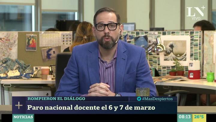 Paro nacional docente el 6 y 7 de marzo - Lucrecia Bullrich en Más Despiertos