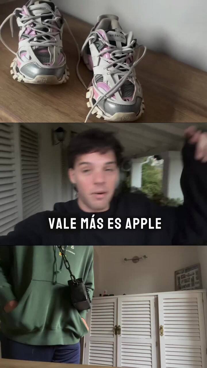 Santiago Maratea decidió regalar ropa que compró en marcas de lujo