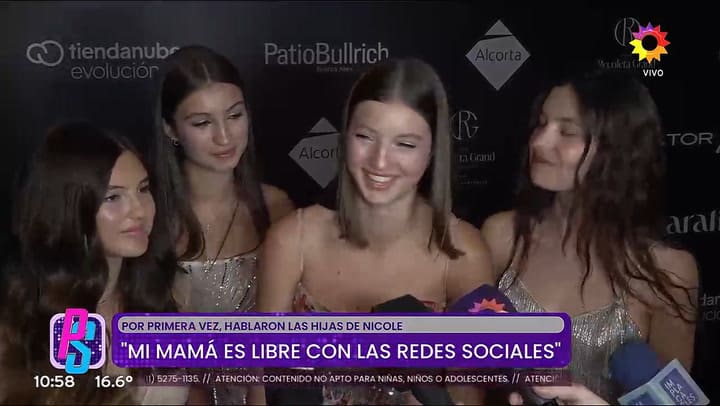 Las hijas de Nicole Neumann y Fabián Cubero hablaron de sus padres