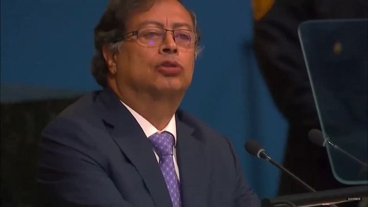 La intervención de Gustavo Petro ante la Asamblea General de la ONU