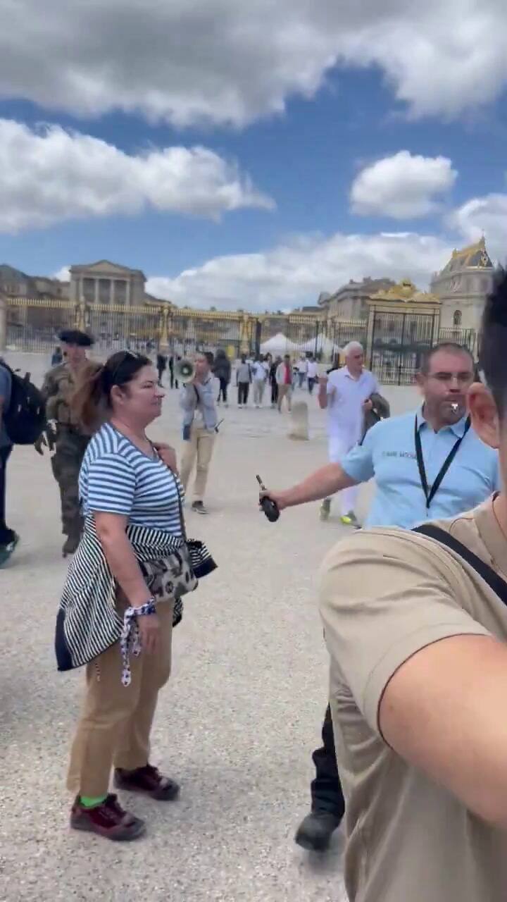 Evacuaron el Palacio de Versalles por un altercado entre dos personas
