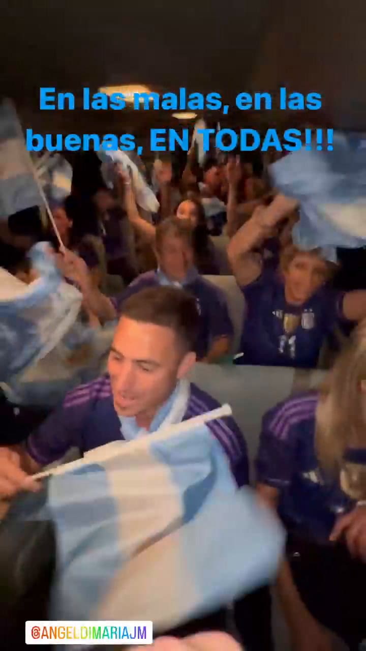 Jorgelina Cardoso, la novia de Di María y el festejo en el 'bondi' de la selección