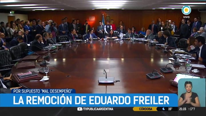 Destituyeron al camarista Eduardo Freiler por no poder justificar su patrimonio