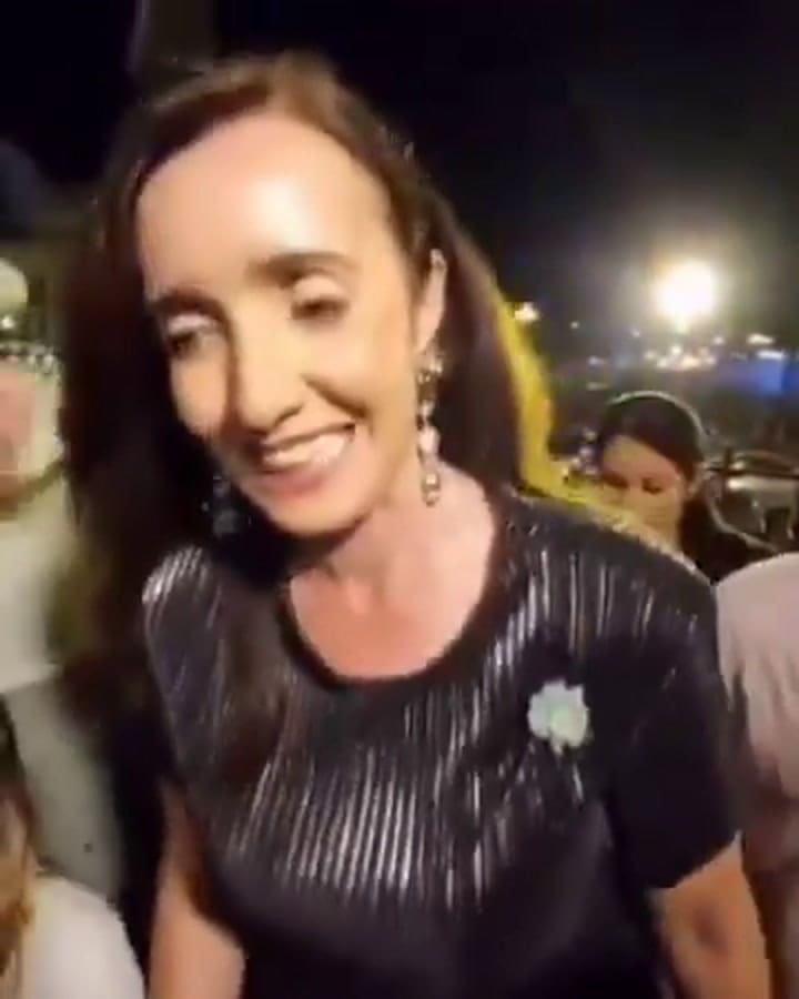 Victoria Villarruel en la Noche de los Museos