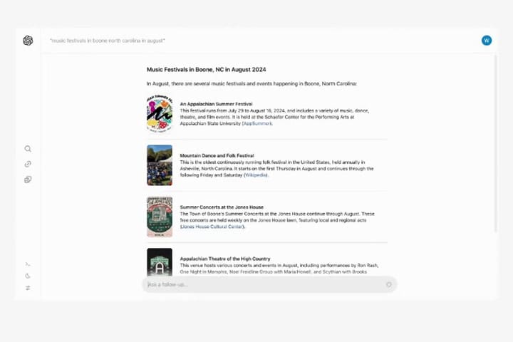 SearchGPT es el buscador que está probando OpenAI