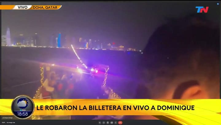 Dominique Metzger dio detalles sobre el robo que sufrió en vivo desde Qatar
