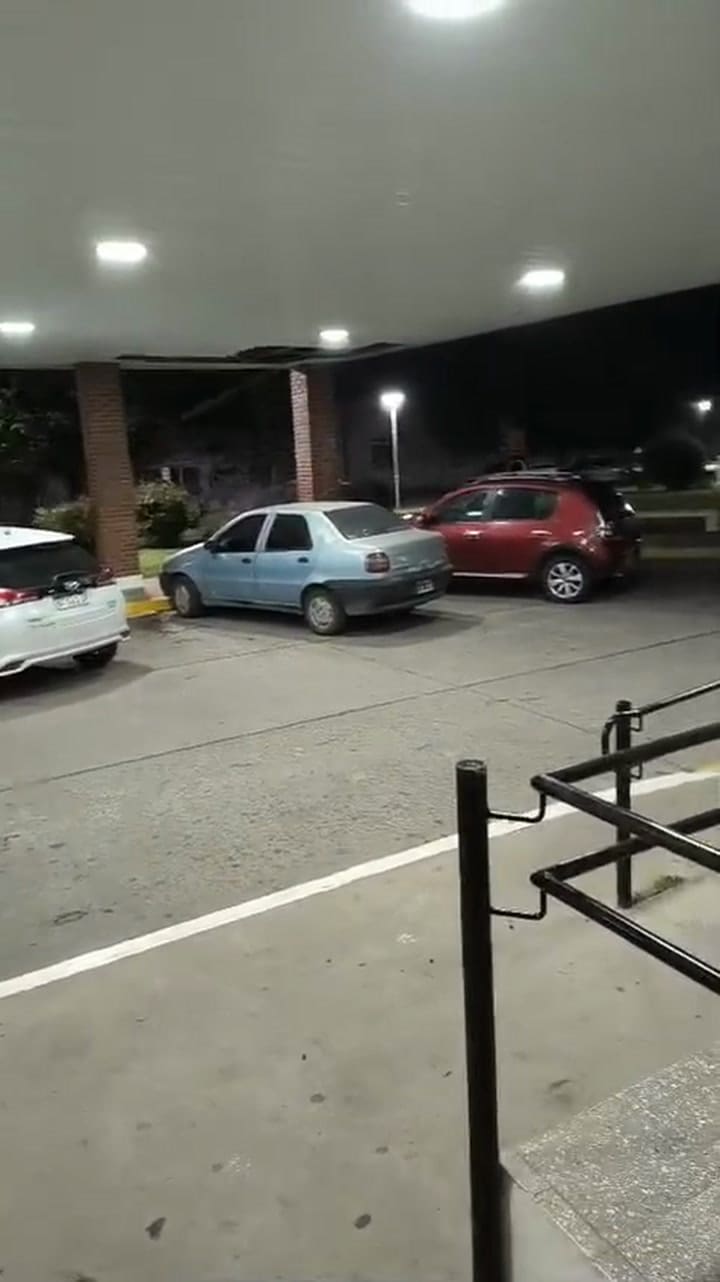 Como consecuencia del temporal, un hospital de Benito Juárez sufrió daños materiales