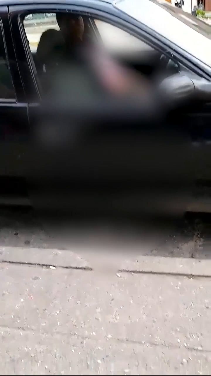 Grabó al hombre que se masturbaba frente a ella - Fuente: Twitter