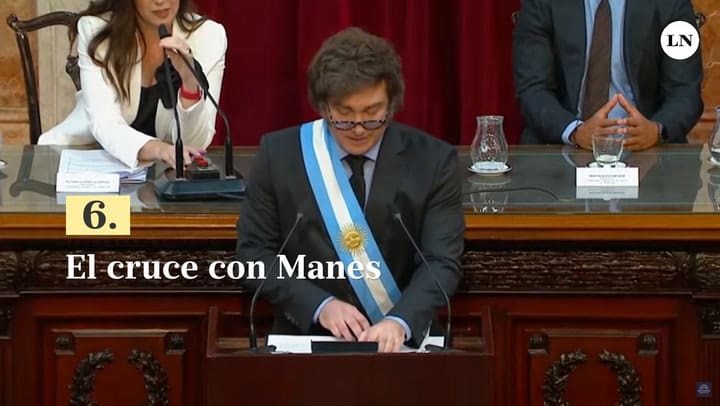 El cierre del cruce entre Milei y Manes