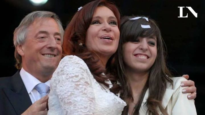 Florencia Kirchner y la relación con sus padres