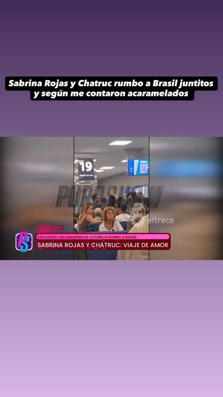 Pochi reveló que Rojas y Chatruc estaban "muy acaramelados" en el aeropuerto