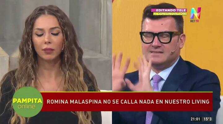 Romina Malaspina confesó qué famoso argentino es su hombre ideal - Fuente: Net TV