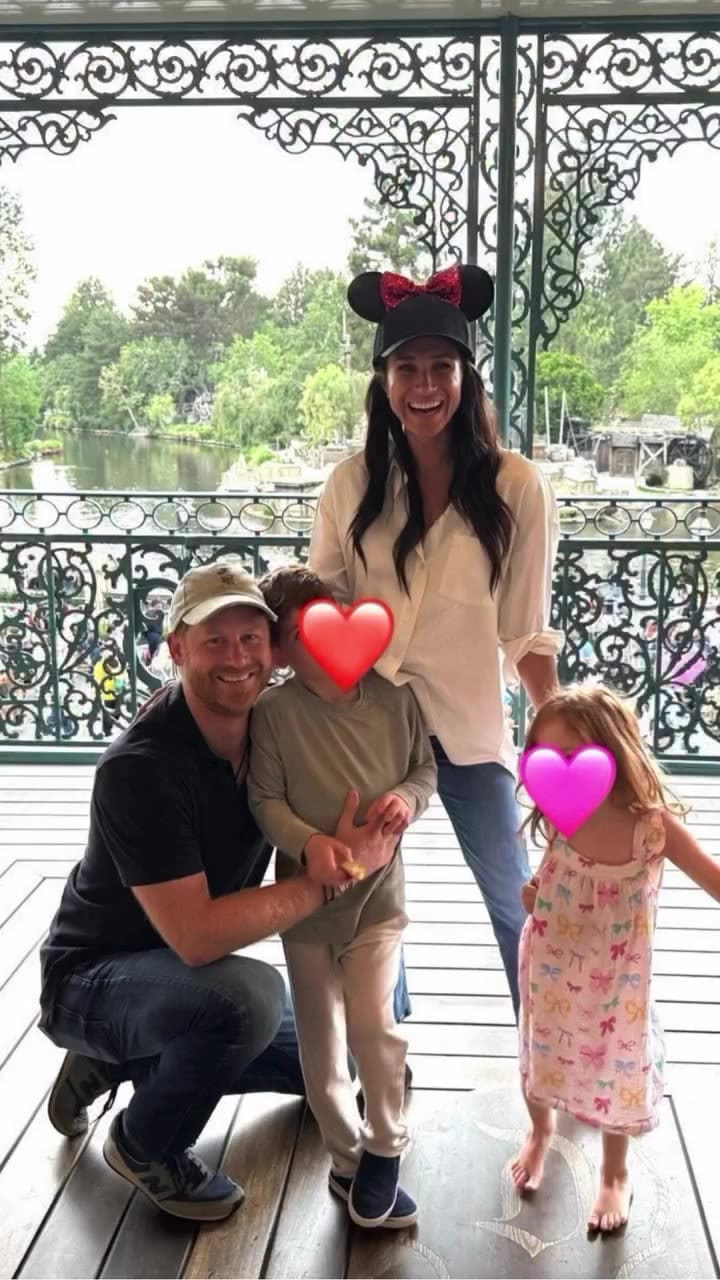 Meghan Markle y el principe Harry celebraron el cumpleaños de Lilibet en DIsney