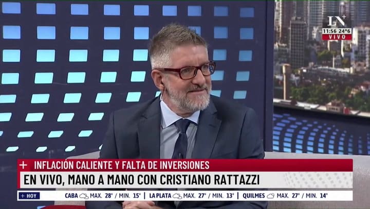 Cristiano Rattazzi: 'Milei es una persona con impecable visión económica'