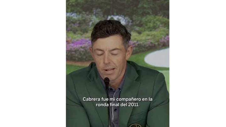 Rory McIlroy y la mención a Angel Cabrera tras ganar a Augusta
