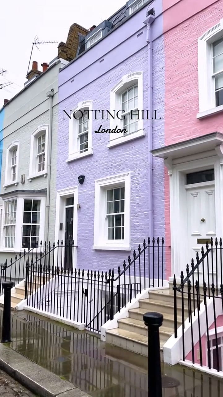 El barrio de Notting Hill en Londres