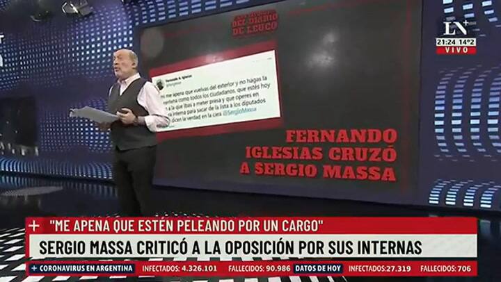 Alfredo Leuco: 'Hay una implosión emocional por tantas muertes'