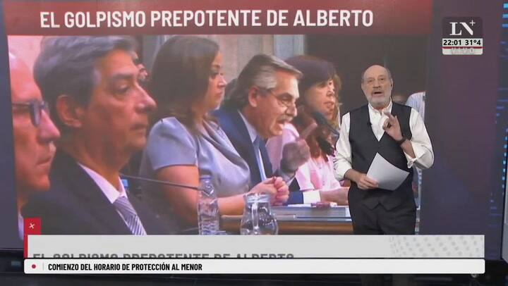 El golpismo prepotente de Alberto. Leuco le da su palabra