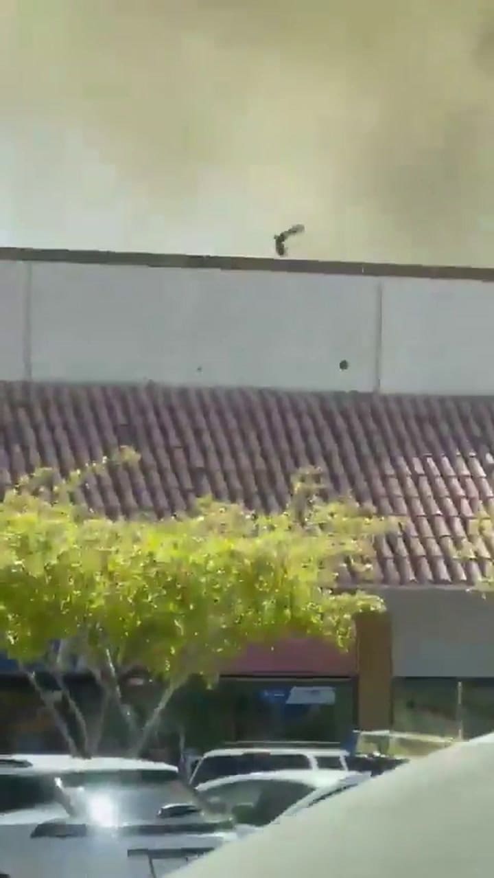 Incendio en shopping México