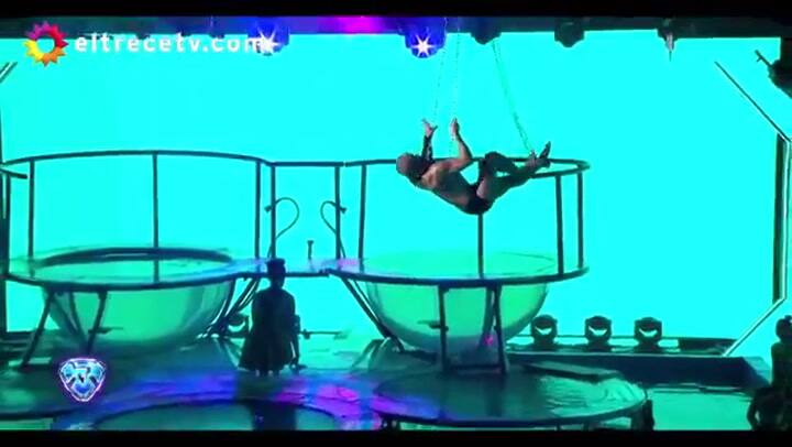 El aquadance prolijo de Natalie Weber - Fuente: El Trece