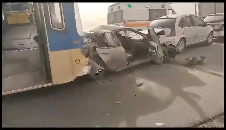 Grave accidente en San Martín: una persona murió y participaron del hecho 8 vehículos