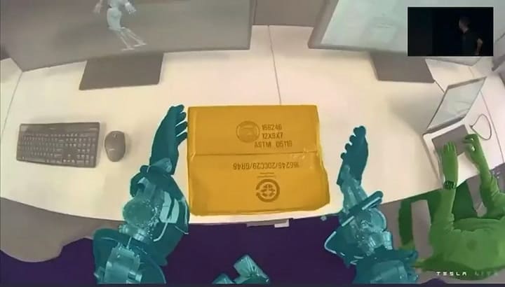 Optimus, el robot humanoide que presentó Elon Musk